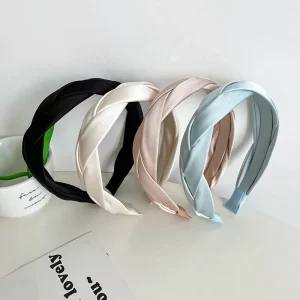 New Small Fresh Twist Braided Headband Fashion Solid Color Hair Accessories