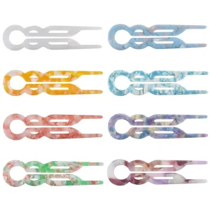 New Style Acetate Hair Clips Fashion Luxurious Acetate U Shaped Hair Pins Custom Hair Pins for Women