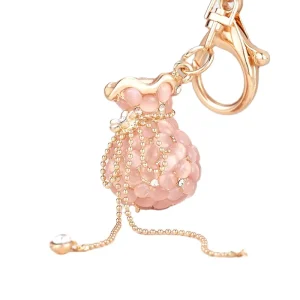 New Style Colorful Luxury Keychains Alloy Key Rings Bags Pendants Fashion Key Chains