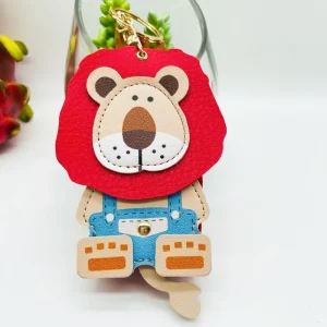 New Style Cute Leather Key Chains Bag Charm Luxury Designer Headphone Bag Mini Coin Purse Keychain