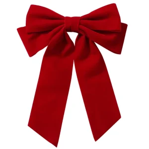 New Style Fashion Red Bow Hairpin for Chinese Bride Engagement and Wedding Parties