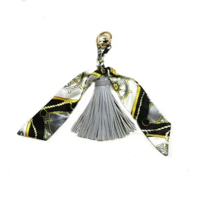 New Style Leather Bag Charm Pendant Car Keyring Accessories Women Tassel Luxury Keychain