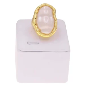 New Style Luxury Design Jewelry 24k Gold Plated Dubai Trendy Cross Finger Ring Jewelry for Women