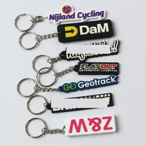 New Style PVC 3D Soft Rubber Stainless Steel Customized Logo Non Toxic Waterproof Keychains Casual Cartoon Bag Accessory