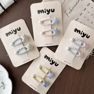 New Style Star Handmade BB Clip Sweet Women’s Side Hair Clip Hair Accessories