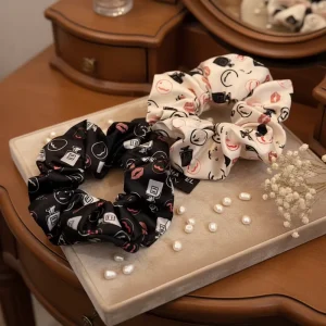 New Summer Arrivals Trendy Designer Hair Ties and Letter Hair Accessories
