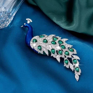 New Trendy Rhinestones Crystal Brooches Women Inspired Luxury Brooches