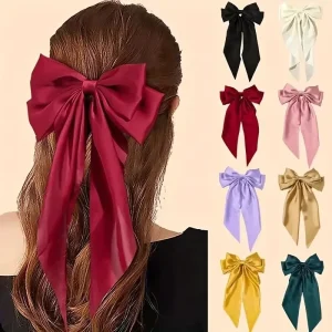 New Women Hair Accessories Bow Hair Claws Fashion Velvet Bow Hair Clips