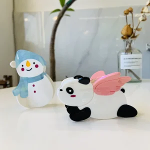New Zhejiang Acetate Claw Clip Retro Snowman Panda Wing Design Cute Animal Shark Hair Clip Women Gift Fashion Hair Accessories