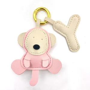 Newest Design Cute Luxury Leather Keychain Accessories Key Ring Key Chain