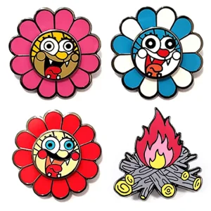 No Minimum Metal Pin Supplier Glitter Brooch Anime Hard Pin Soft Lapel Badge Manufacturer Custom Pin