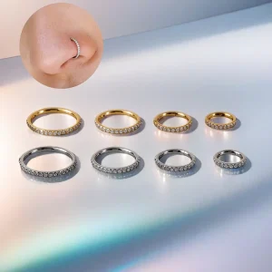 Nose Ring Ear Tragus Cartilage Daith Lip Stainless Steel Nose Body Fashion Piercing Jewelry