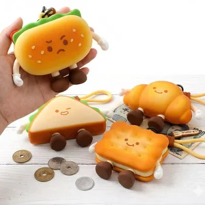 OEM ODM Silicone Bag Charm Kawaii 3D Vegetable Character Keychain Pendant Custom Logo School Stationery Gift