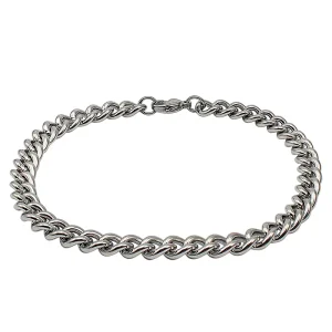 OL Style Fashion Bracelets Chain Silver Color Jewelry Bangles Pulseira Feminina Party Present Women Men Jewelry