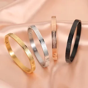 Open Ayatul Kursi Muslim Arabic Islam Eid Gift Quran Cuff Gold Plated Stainless Steel Fashion Jewelry Bracelet Bangle