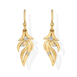 Original Design Earrings Simple Fashionable Leaf Shaped Earrings for Women Fashion Earrings Jewelry