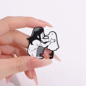 Oyasumi Punpun Enamel Pins Cartoon Bird Animal Brooch Custom Lapel Badge Pin