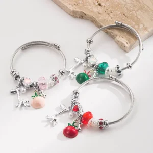 PFT Fashion Accessory New Bracelet DIY Bead Bracelet Giraffe Colored apple Accessory Bracelet for Women