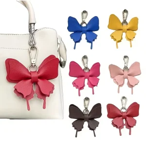 PU Leather Butterfly Key Chain Fashion Bag Key Ring Pendant Creative Women’s Shoulder Bag Chaem for Accessories Product