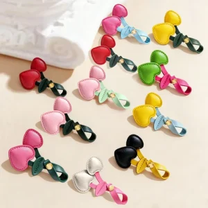 PU Leather Cherry Bag Charm Pendant Leather Cherry Keychain Pendant Fashion Bag Charm Accessory for Women