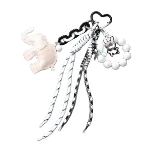 PU Leather Keychain Accessories Tassel Keyring Pendant Charm For Women For Bags And Keys