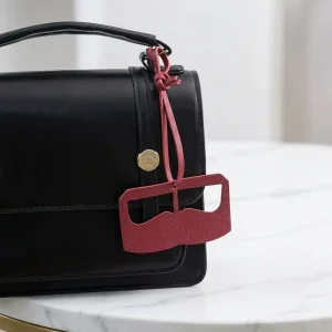 PU Leather Keychain Purse Charms Creative Bag Charms for Handbags Stylish Purse Decoration