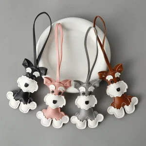 PU Puppy Handbag Charm Fashion DIY Bag Accessory