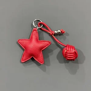 PU Women Handbag Pendant Keychain Lady Bag Charms Gift Lovely Leather Star Bag Charms