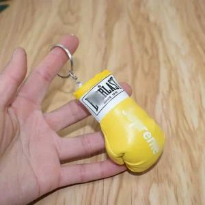 PVC Coin Holder Keychain Mini Fist Boxing Backpack Key Accessory Pendant Fashion Gift Ornament Silk Screen