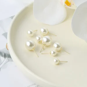 Pearl Drop Earrings for Women for Parties and Gifts in Various Sizes
