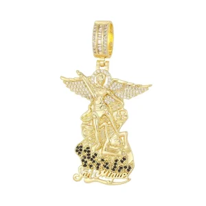 Pendant accessories gift with rhinestone gold silver color