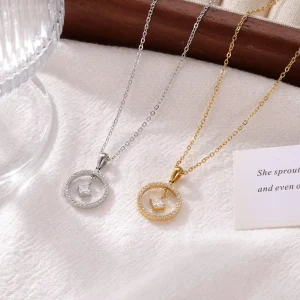 Pendants Necklace for Women Stainless Steel Necklace