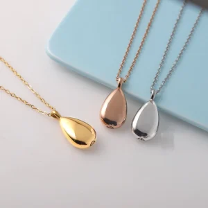Perfume Bottle Pendant Necklace with Openable Design Cremation Keepsake Urn Jewelry Memorial Accessory