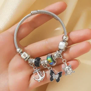 Personalized Butterfly Turtle Multi Element Bracelet Fashionable Multi Style Bracelets & Bangles