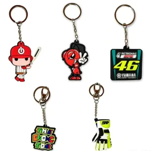Personalized Creative Anime Keychain Pendant Cartoon Character Charm DIY Resin Custom Waterproof Lightweight Custom