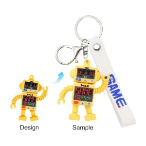 Personalized Custom Logo Anime 3D Cartoon UV Printed Soft PVC Rubber Keychain Durable Eco Friendly Non Toxic Waterproof Unique