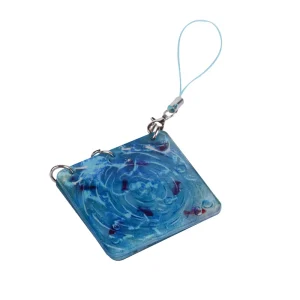 Personalized Customized Acrylic Charms Holographic Glitter UV Printed Anime Keychains