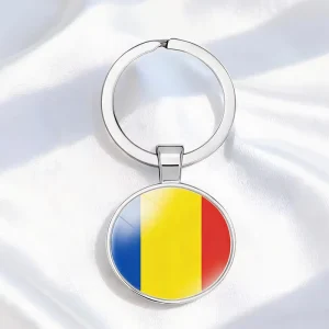 Personalized Ireland Flag Keychain National Souvenir Metal Keyring for International Event Giveaways