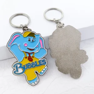 Personalized Metal Zinc Alloy Keychain Custom 2D 3D Enamel Letter Keyrings Logo and Couple Keychains Professional Customization