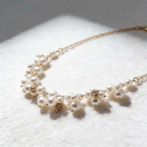 Personalized Pearl Pendant Necklace Collarbone Chain Women’s Jewelry