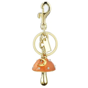 Personalized Pentagram Metal Mushroom Keychain Summer Cute Bag Pendant Charm Fashion Bag Accessory Custom Logo