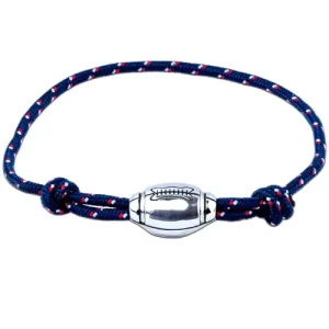 Personalized Woven Rugby Bracelet Creative Couple Two-color Sports Bracelet