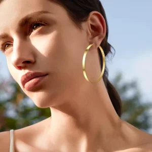 Personalized large circle exaggerated fashion niche women’s earring set