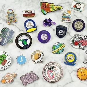 Pin Maker Logo Manufacturer Medical Button Hard Badge Anime Brooch Hijab Metal Lapel Enamel Pins for Hats