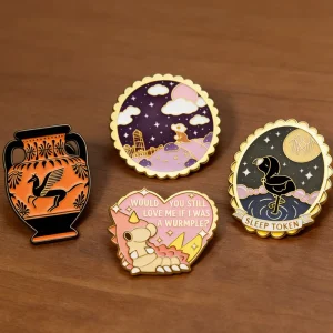 Pin Manufacturer Custom 2d 3d logo Metal Hard Soft Enamel Pin Digital Photo Badge 32mm Badge