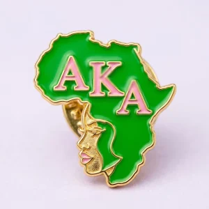 Pink Green Enamel Glitter Metal Sorority Style Sisterhood Decor Jewelry Custom Design Supplier Factory Pins