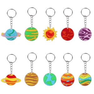 Planet Series Fashionable Styles Carabiner Key Chain Collection Item