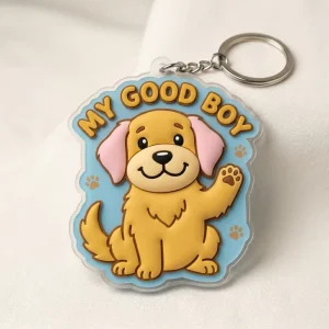 Plastic Leather Bag Charms Luxury Custom Metal Beaded Designer Plush Acrylic Kawaii Cartoon Anime Keychain Ring