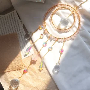 Polished Crystal Sun Catcher Home Decor Gift Trend Hanging Ornament