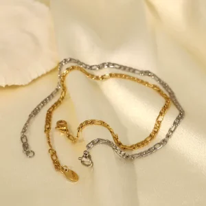 Popular 316 Stainless Steel Vintage 18K Gold Plated Women’s Personalized Niche Hip Hop Bracelet Gift All Match
